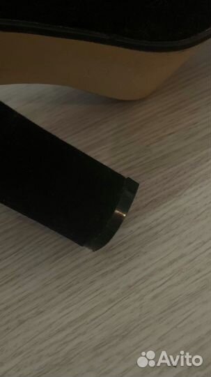 Туфли лодочки замшевые 37