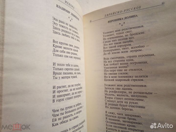 Менора. Еврейские мотивы в русской поэзии 1993 г