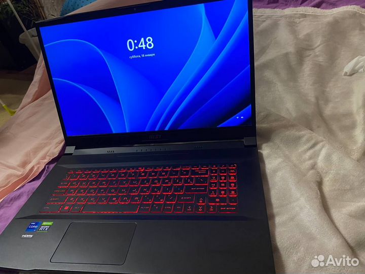 Игровой Ноутбук MSI katana , RTX 3060, i7 -12650h