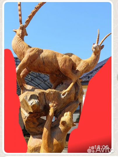 Скульптура из дерева