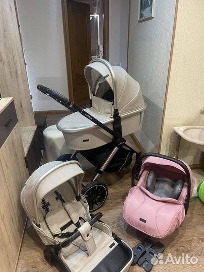 Детская коляска 3 в 1 с автолюлькой