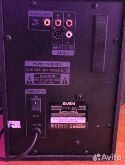 Колонки для компьютера Sven