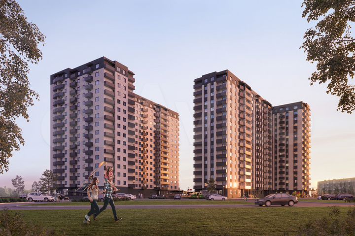 1-к. квартира, 42,3 м², 9/16 эт.