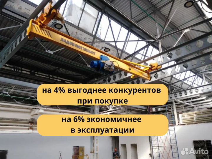 Подвесная кран балка 5м 2т