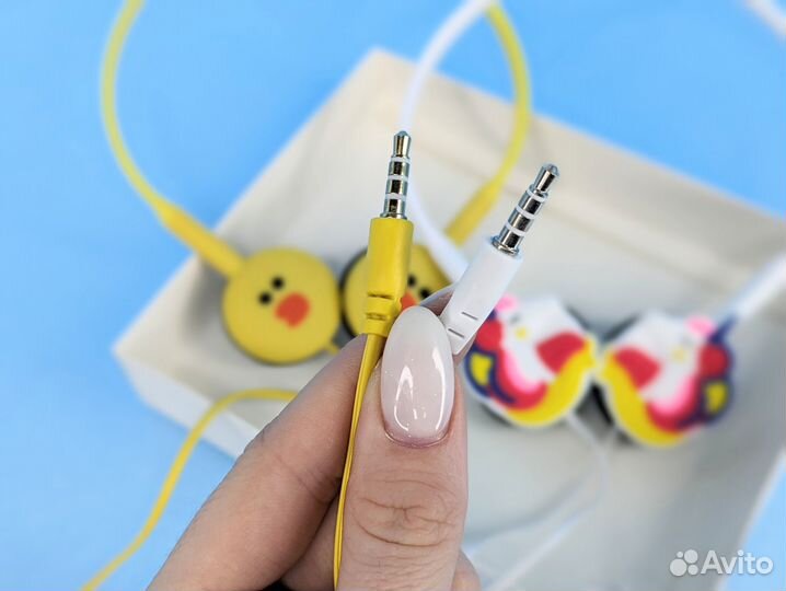 Наушники Extra Bass проводные 3.5мм детские