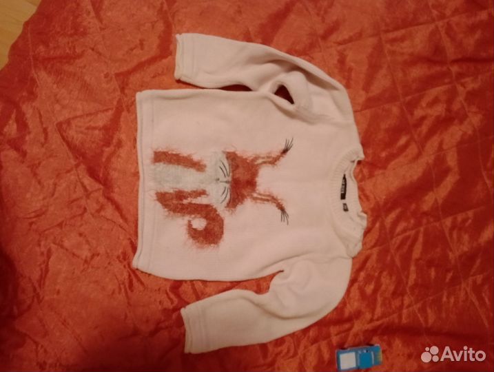 Свитер для девочки 86