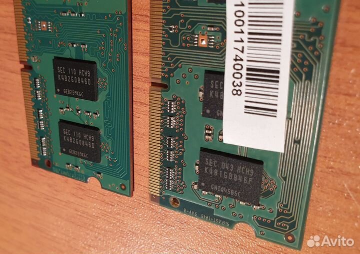 DDR3 sodimm 1GB, 2GB Samsung