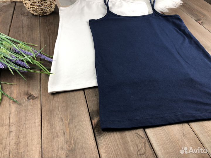 Комплект майка топ для девочки хлопок Италия