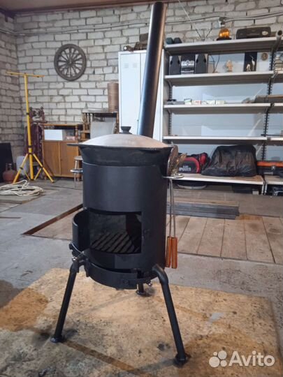 Печь под казан 6-8л