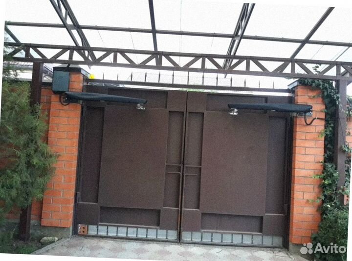 Автоматика для распашных ворот (Алютех)