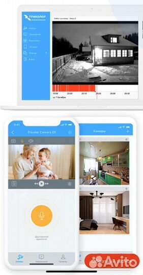 Видеонаблюдение IP-камера Tricolor