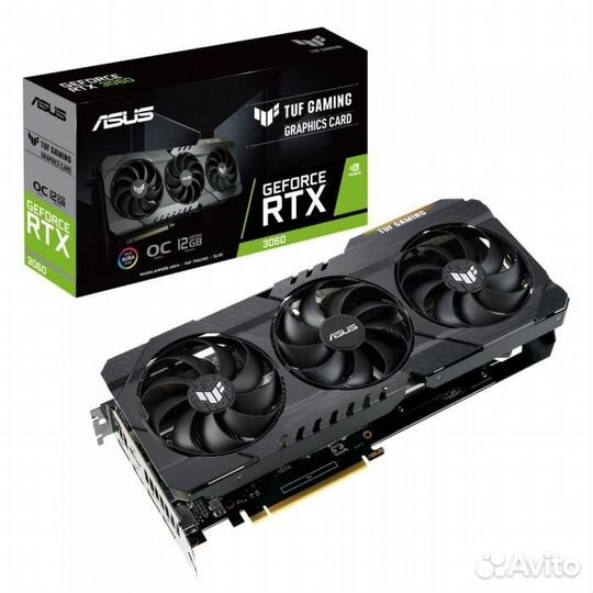 Видеокарта Asus GeForce RTX 3060 TUF Gaming V2 OC