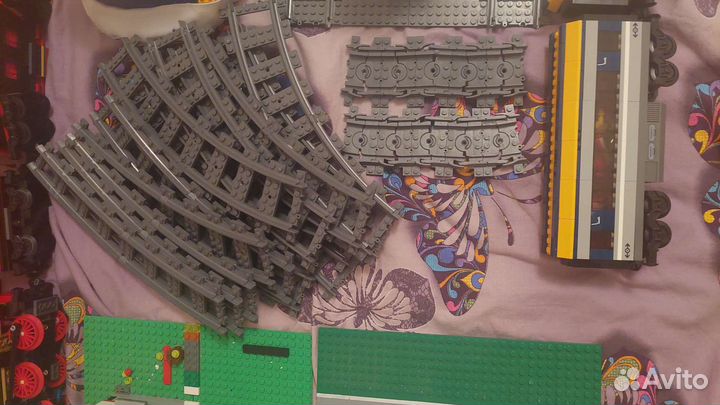 Куча lego sity trains 10 кг