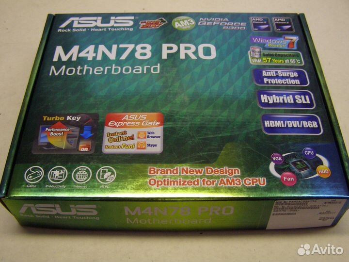 Мп Asus M4N78 Pro AM3 (новая)