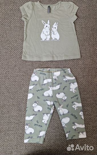 Одежда пакетом для девочки 74