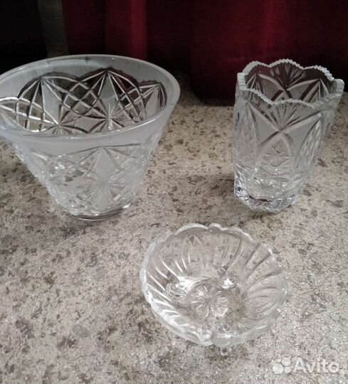 Хрустальная посуда (Ваза)