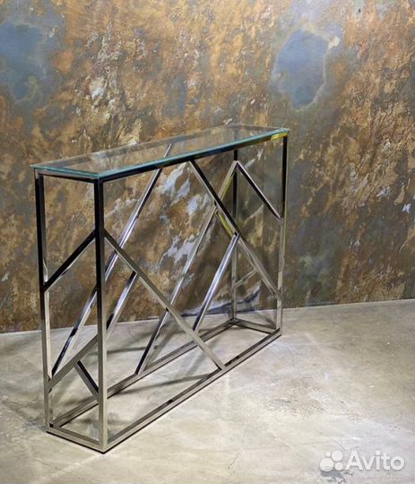 Консоль из нержавеющей стали