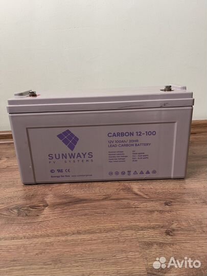 Аккумулятор Sunways Carbon12-100