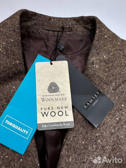 Новый пиджак из шерсти Ramsey London