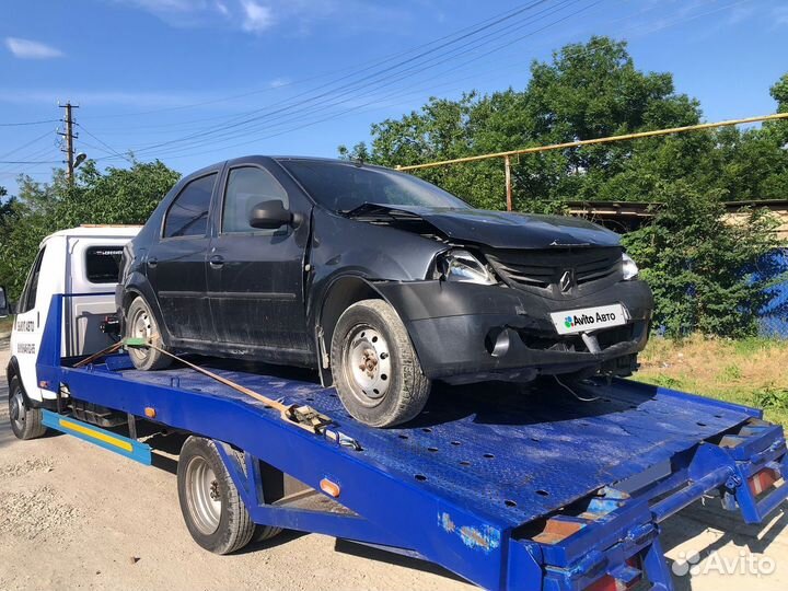 Renault Logan 1.6 МТ, 2006, битый, 100 000 км