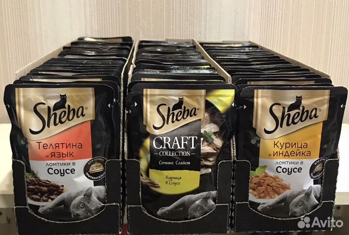 Влажный корм для кошек sheba