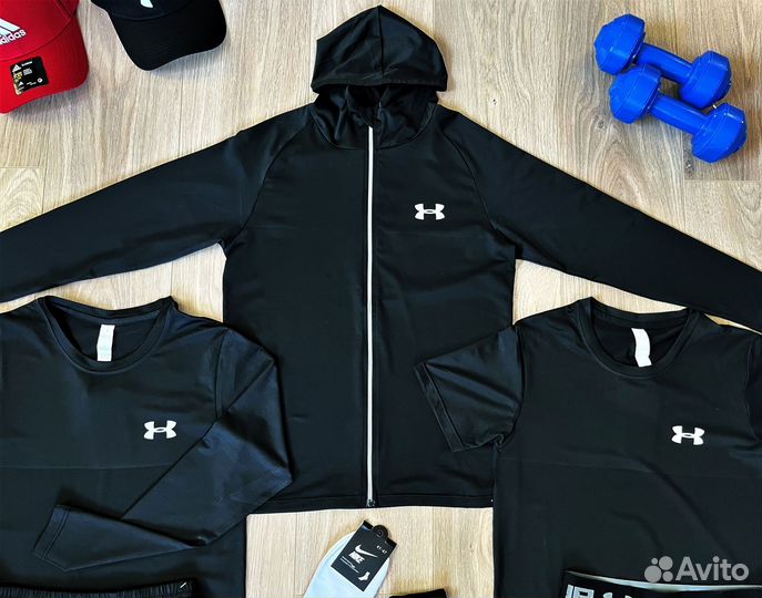 Рашгард Under Armour Black - 5/1, 2/17