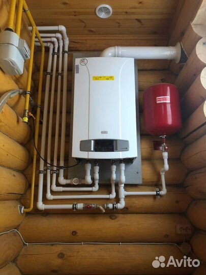 Монтаж Котла Систем отопления Водоснабжения