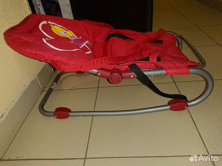 Шезлонг детский переносной