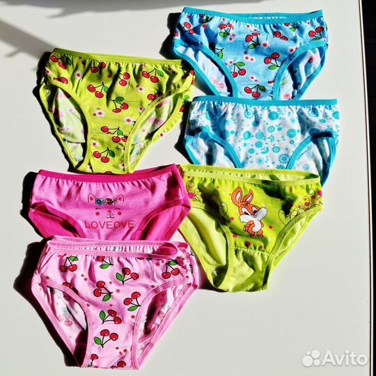 Трусы для девочек 2 4 6 8 лет