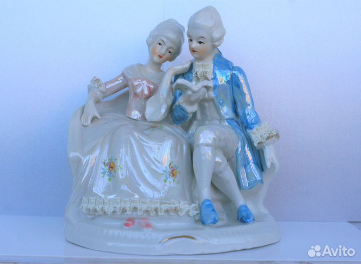 Фарфоровые статуэтки. Дрезден. Кружева