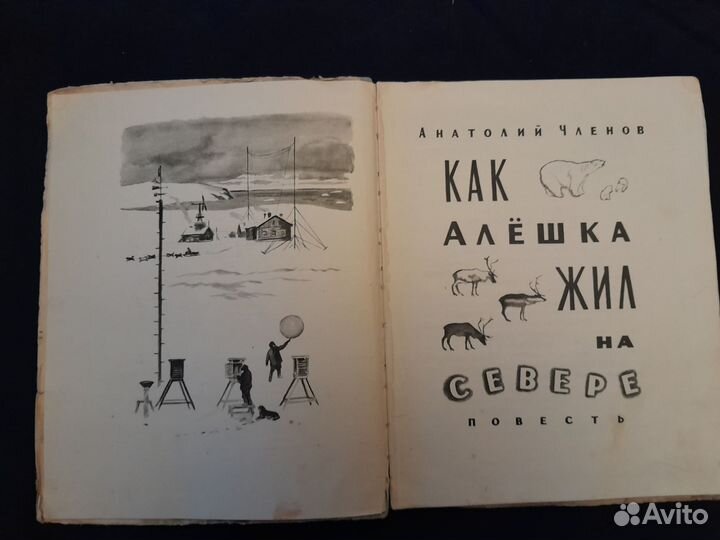 Детская книга Как Алешка жил на севере