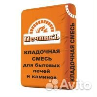 Кладочный состав печникъ для кладки печей и камин
