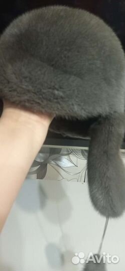 Шапка ушанка норка