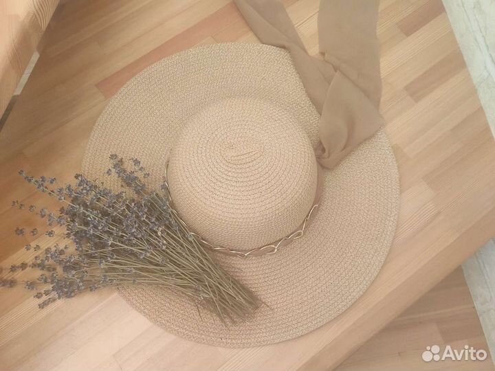 Соломенная шляпка женская новая