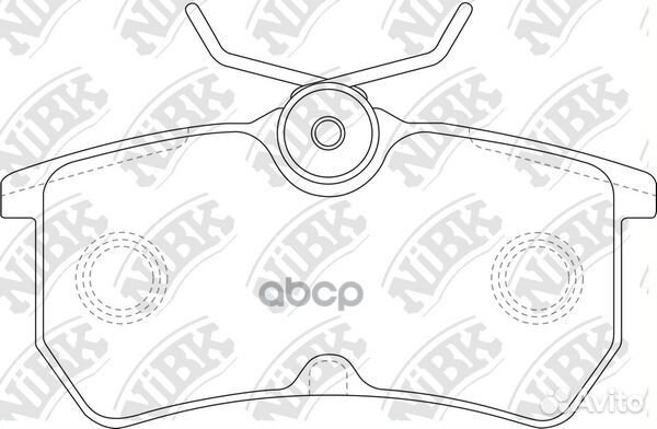 Колодки тормозные дисковые зад PN0120 PN012