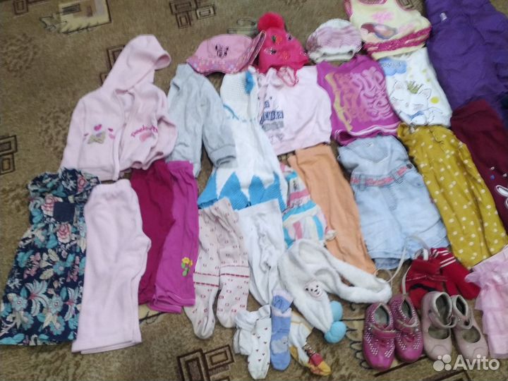 Детские вещи пакетом для девочек от 1,5 до 2,5