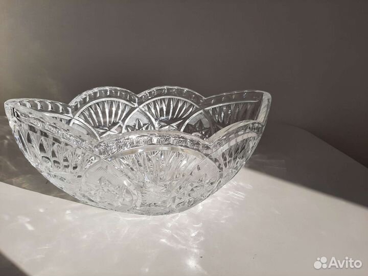 Хрустальный салатник