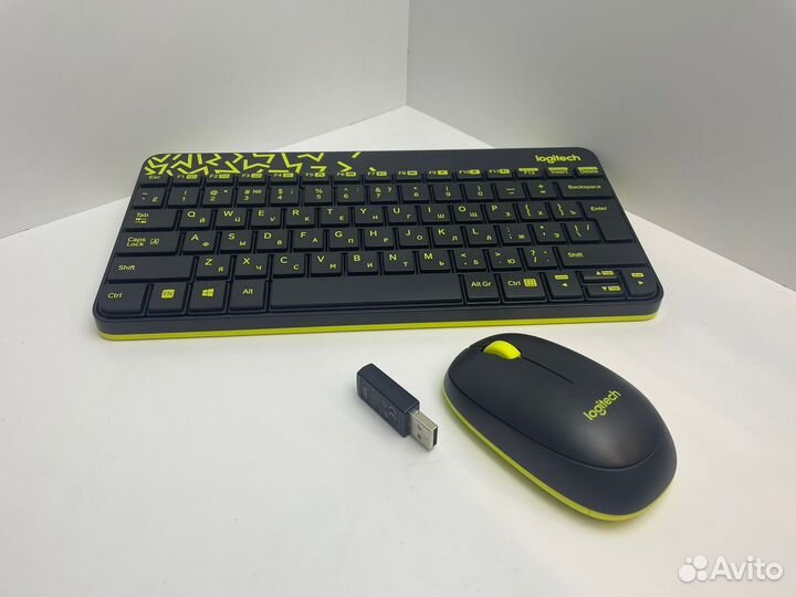 Logitech Mk 240 nano Черный