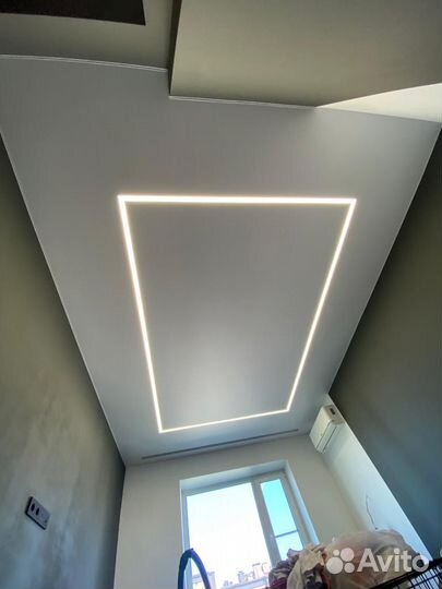 Натяжные потолки Капельница