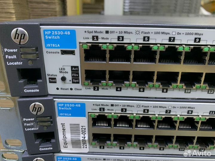 Коммутатор HP 2530-48 (J9781A) - 48 портов 100мб