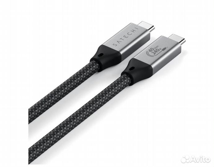 Кабель Satechi USB4 Pro Cable 1,2м серый космос