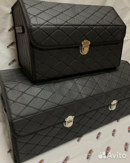 Органайзер в багажник, из кожи с замком