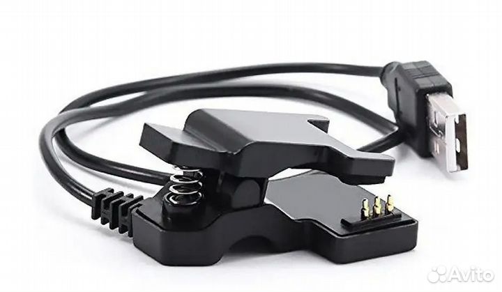 Кабель-прищепка зарядки смарт часов и браслетов