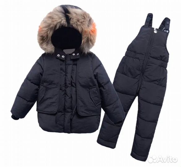 Зимний пуховый костюм 110 116
