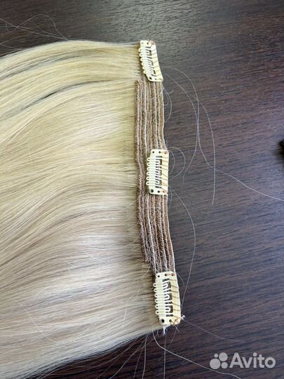 Натуральные Волосы на заколках hairshop