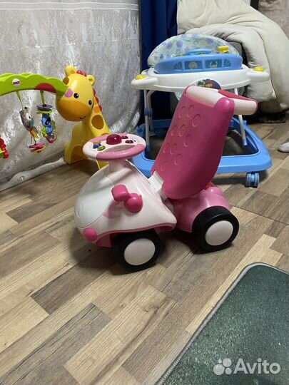 Машинка ходунки 2в1