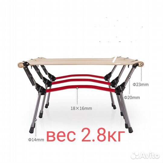 Раскладушка туристическая