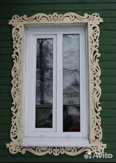Резные наличники на окно Ясень