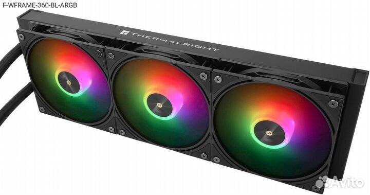 F-wframe-360-BL-argb, Система водяного охлаждения Th