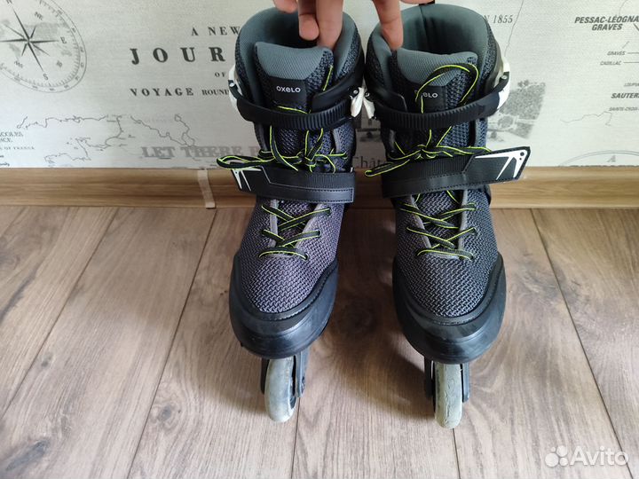 Роликовые коньки мужские 44 взрослые +шлем